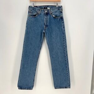 Levi's 501 Original Fit Men's Jeans W32x30 (Fits 30x30) 2006 Med Wash Button Fly